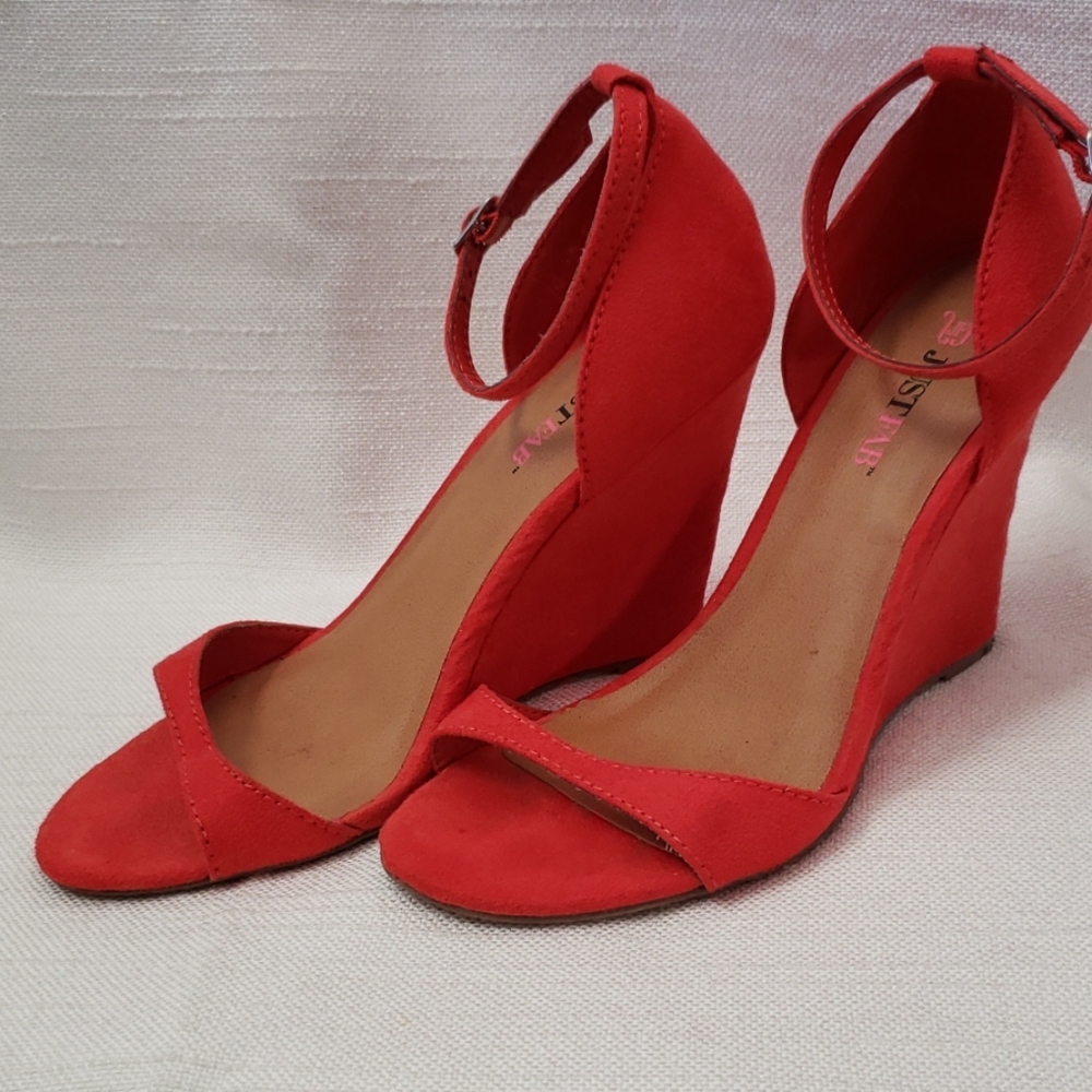 Red JustFab Heels